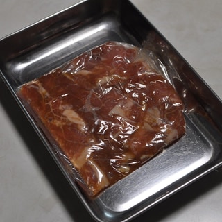 下味冷凍◇豚薄切り肉の生姜焼き用